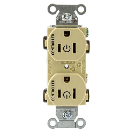 Hubbell Wiring Device-Kellems Construction/Commercial Receptacles BR15C2I BR15C2I